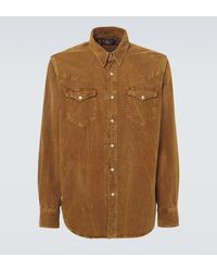 RRL - Buffalo West Cotton Corduroy Shirt - Lyst