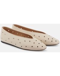 Le Monde Beryl - Regency Studded Leather Ballet Flats - Lyst