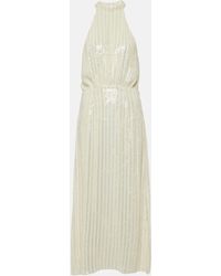 RIXO London - Bridal Vivienne Sequined Midi Dress - Lyst