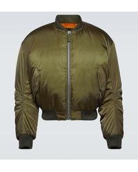 Prada - Re-Nylon Cropped Down Jacket - Lyst