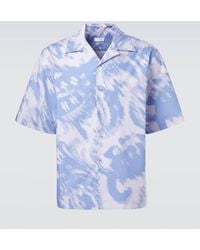 Commas - Printed Cotton Bowling Shirt - Lyst
