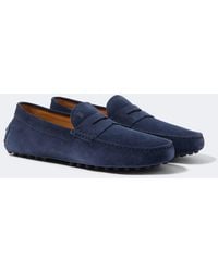 Tod's - Mokassins Gommino Aus Veloursleder - Lyst