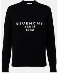 Givenchy - Logo Wool And Cashmere Sweater - Lyst