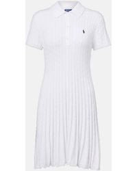 Polo Ralph Lauren - Cable-Knit Mini Dress - Lyst