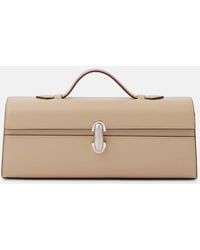SAVETTE - Symmetry Pochette Slim Leather Tote Bag - Lyst