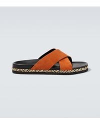 Frescobol Carioca - Sandalen Breno Aus Veloursleder - Lyst