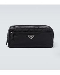 Prada - Re-Nylon Leather-Trimmed Travel Bag - Lyst