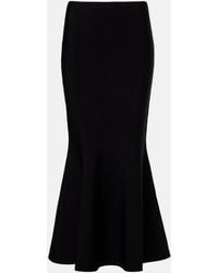 Roland Mouret - Knitted Midi Skirt - Lyst