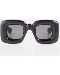 Loewe - Inflated Rectangular Sunglasses - Lyst