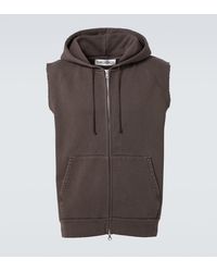 Our Legacy - Motor Cotton Jersey Zip-Up Vest - Lyst