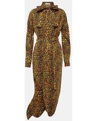 Vivienne Westwood - Bedrucktes Maxikleid aus Baumwolle - Lyst