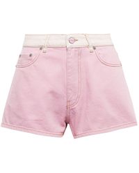 Pink Jean and denim shorts for Women | Lyst