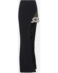 David Koma - Asymmetric Embellished Maxi Skirt - Lyst