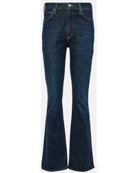Agolde - High-Rise Slim Jeans Nico Boot - Lyst