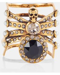 Alexander McQueen - Embellished Spider Ring - Lyst