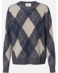 Lisa Yang - Margy Argyle Cashmere Sweater - Lyst