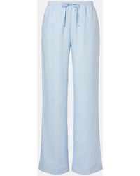 Asceno - Aurelia Linen Wide-Leg Pants - Lyst