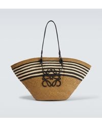 Loewe - Paula's Ibiza Tote Bag Anagram Large - Lyst