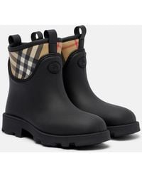 Burberry - Gummistiefel Marsh Stamp - Lyst