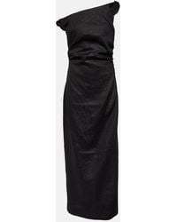 Sir. The Label - One-shoulder Linen Maxi Dress - Lyst