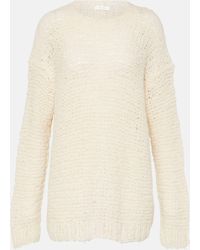 The Row - Eryna Alpaca And Silk Sweater - Lyst