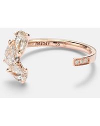 Repossi - Serti Sur Vide 18Kt Rose Ring With Diamonds - Lyst
