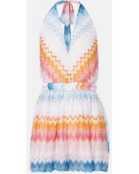 Missoni - Zigzag Halterneck Romper - Lyst