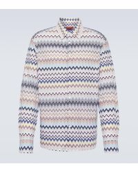 Missoni - Zig Zag Cotton Shirt - Lyst