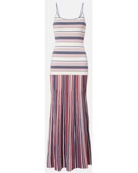 Faithfull the Brand - Citara Striped Cotton-Blend Maxi Dress - Lyst