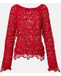 Norma Kamali - Top Aus Haekelstrick - Lyst