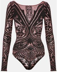 Wolford - X Etro Tattoo Paisley Bodysuit - Lyst