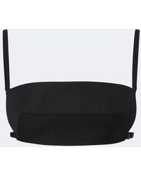 Jil Sander - Top Bandeau De Lana Y Seda - Lyst
