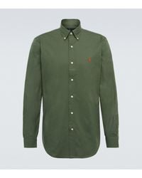 Polo Ralph Lauren Long-sleeved Cotton Shirt - Green