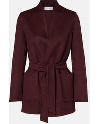 Max Mara - Harold Camel Hair Wrap Coat - Lyst