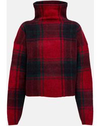 Polo Ralph Lauren - Checked Alpaca Wool-blend Sweater - Lyst