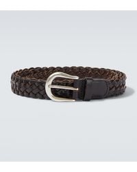 Studio Nicholson - X Aaron Levine Braided Leather Belt - Lyst