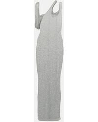The Attico - Embellished Jersey Midi Dress - Lyst