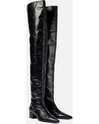 Khaite - Andee Leather Over-the-knee Boots - Lyst