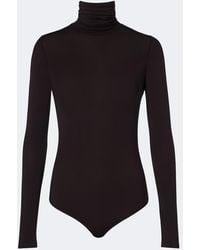 The Row - Basile Jersey Turtleneck Bodysuit - Lyst