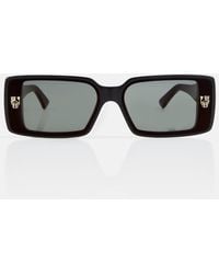 Cartier - Embellished Square Sunglasses - Lyst