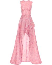 Costarellos Robe Tamacie aus Organza - Pink
