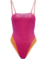 Femme Vêtements Articles de plage et maillots de bain Monokinis et maillots de bain une pièce Maillot de bain à dos ouvert Oséree en coloris Marron 