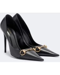 Gucci - Donna Horsebit Leather Pumps - Lyst