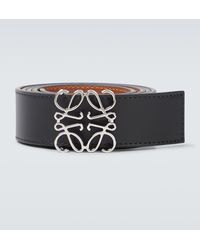 Loewe - Anagram Leather Belt - Lyst