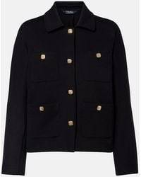 Max Mara - Armonioso Cotton-Blend Jersey Jacket - Lyst