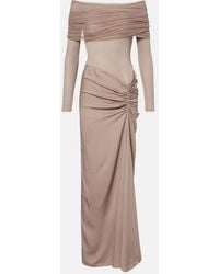 Christopher Esber - Sonora Off-Shoulder Jersey Gown - Lyst