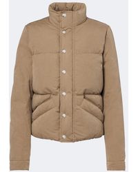 Tod's - Leather-Trimmed Puffer Jacket - Lyst