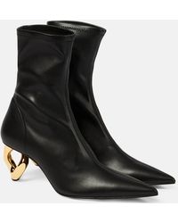 JW Anderson - Botines Chain De Piel - Lyst