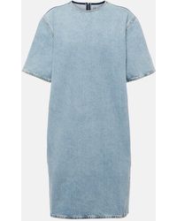 Totême - Denim Midi Dress - Lyst