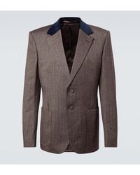 Wales Bonner - Alto Pinstripe Wool-Blend Blazer - Lyst